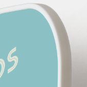 文字カスタムギリシャ ピックルボールラケット (左詳細)