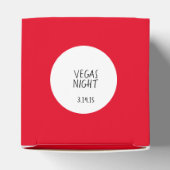 文字カスタムクラップサイコロの優先ボックス |赤いテンプレート フェイバーボックス (上部)