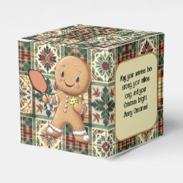 文字カスタムクランブルクリスマスラリージンジャーブレッド フェイバーボックス