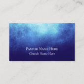 文字カスタムクリスチャン教会の牧師パーソナライズされた 名刺 (正面)