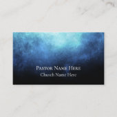 文字カスタムクリスチャン教会の牧師パーソナライズされた 名刺 (正面)