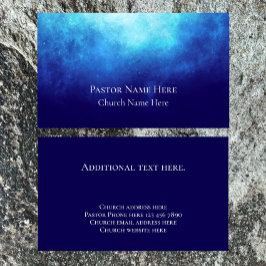 文字カスタムクリスチャン教会の牧師パーソナライズされた 名刺
