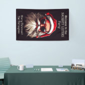 文字カスタムグリンピーサンタ 横断幕 (トレードショー)