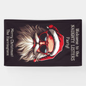 文字カスタムグリンピーサンタ 横断幕 (横)