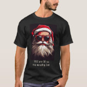 文字カスタムグリンピーサンタ Tシャツ (正面)