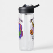 文字カスタムゲイユニコーン ウォーターボトル (左面)