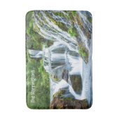 文字カスタムゲジャインウォーターフォールズ,アイスランド バスマット (正面縦)