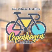 文字カスタムコペンハーゲンデンマーク ウィンドウサイン (シート2)