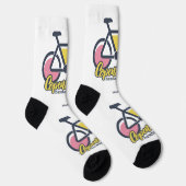 文字カスタムコペンハーゲンデンマーク ソックス (右)