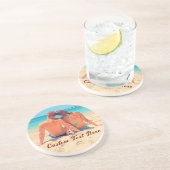 文字カスタムコースターあなたのロマンチックな写真 コースター (側面)