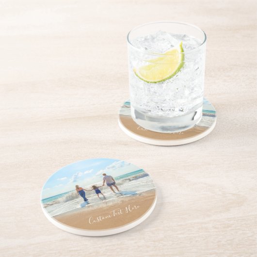 文字カスタムコースター – お客様ご自身のデザイン コースター (側面)