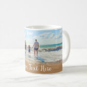 文字カスタムコーヒーマグ自分のデザイン コーヒーマグカップ (正面右)