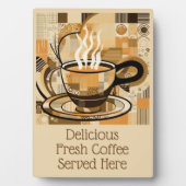 文字カスタムコーヒー フォトプラーク (正面)