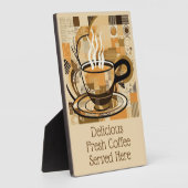 文字カスタムコーヒー フォトプラーク (側面)