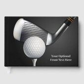 文字カスタムゴルフ ゲストブック (正面)
