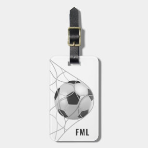 文字カスタムサッカーゴールラゲッジタグ ラゲッジタグ
