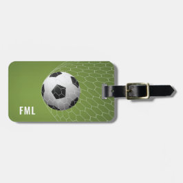 文字カスタムサッカーゴールラゲッジタグ ラゲッジタグ