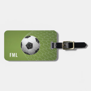 文字カスタムサッカーゴールラゲッジタグ ラゲッジタグ