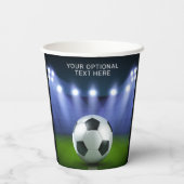 文字カスタムサッカースタジアム 紙コップ (裏面)