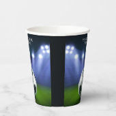 文字カスタムサッカースタジアム 紙コップ (左)