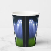 文字カスタムサッカースタジアム 紙コップ (右)