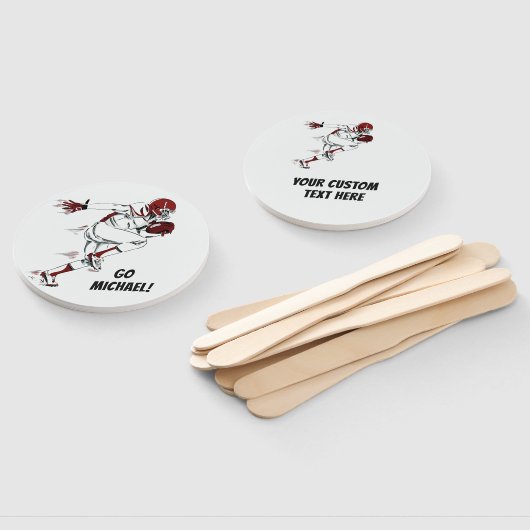 文字カスタムサッカー選手のハンドファン ハンドファン (組立なし)