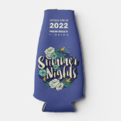 文字カスタムサマーナイツ ボトルクーラー (正面)