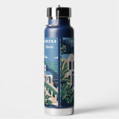 文字カスタムサントリーニギリシャ ウォーターボトル (右面)