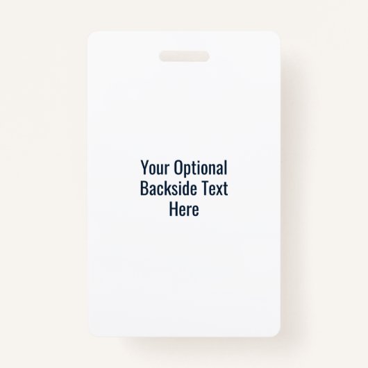 文字カスタムサーファーのバッジ バッジ (裏面)