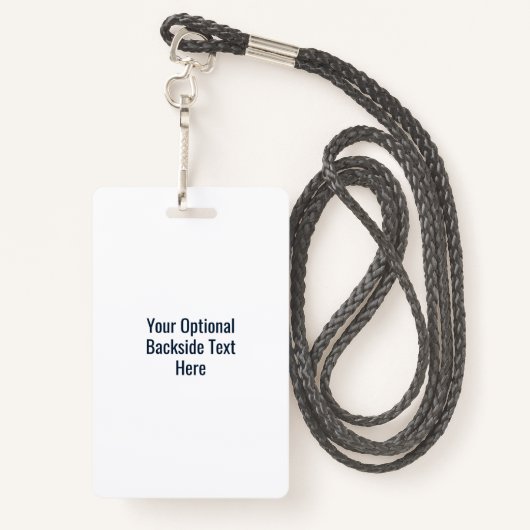 文字カスタムサーファーのバッジ バッジ (裏面ランヤード)