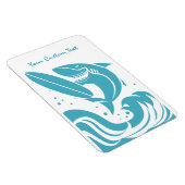 文字カスタムサーファーシャーク磁石 マグネット (右側)