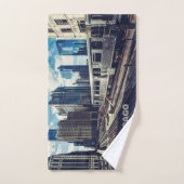 文字カスタムシカゴUSA ハンドタオル (ハンドタオル)