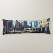 文字カスタムシカゴUSA ボディピロー (裏面)