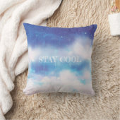 文字カスタムシテラルブルーネブラ装飾用クッション クッション (ブランケット)