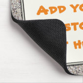 文字カスタムシャウトオンサンドビーチ マウスパッド (コーナー)