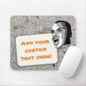 文字カスタムシャウトオンサンドビーチ マウスパッド (マウス)