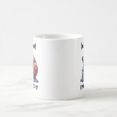 文字カスタムスウェーおもしろいティカタニールマグ動機 コーヒーマグカップ (中央)