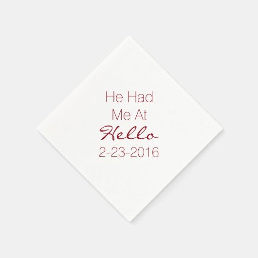 文字カスタムス結婚カクテルナプキン スタンダードカクテルナプキン (角)