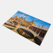 文字カスタムセビリアSpain doormat ドアマット (アングル)