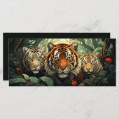 文字カスタムタイガースイラストレーション (正面/裏面)