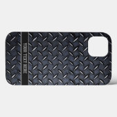 文字カスタムダイヤモンドプレートスチール見たiPhone 6ケース Case-Mate iPhoneケース (裏面 (横))