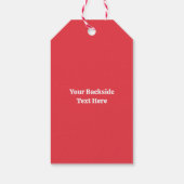 文字カスタムダビング踊りサンタ ギフトタグ (裏面)