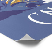 文字カスタムチェンマイタイランド ポスター (角)