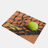 文字カスタムテニス ドアマット (アングル)