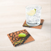 文字カスタムテニス ペーパーコースター (インサイチュ)