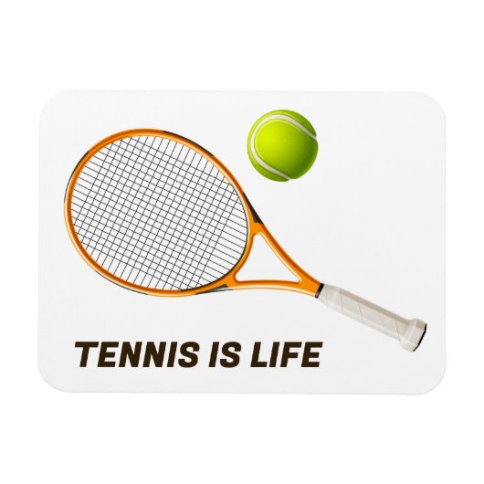 文字カスタムテニス マグネット (横)