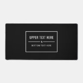 文字カスタムデスクマットがOffice Desにスタイルを追加 デスクマット (正面)