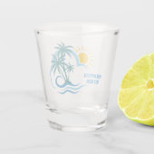 文字カスタムトロピカルアイランズ ショットグラス (裏面)