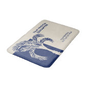 文字カスタムトロピカルバケーション バスマット (アングル)