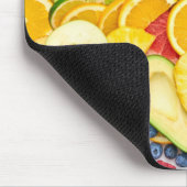 文字カスタムトロピカルフルーツ マウスパッド (コーナー)